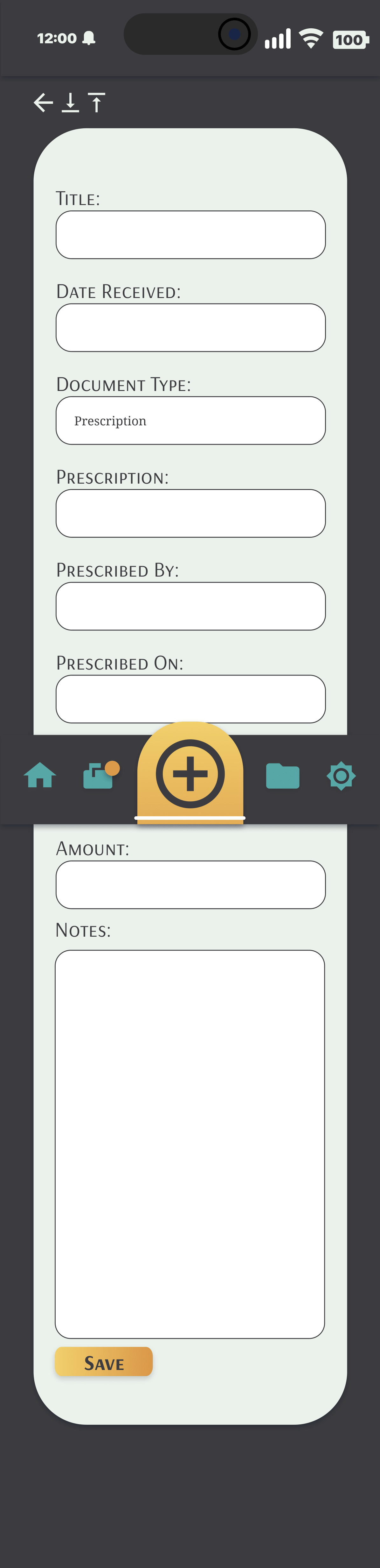 Create Document Page